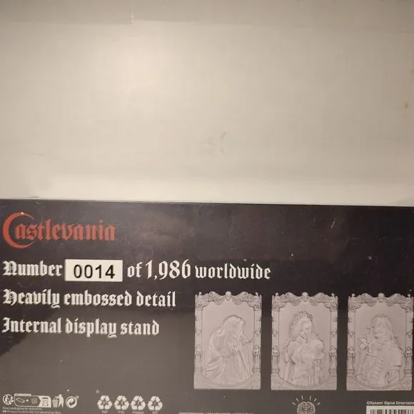 Castlevenia Alucard Maria Renard & Richter Belmont Metal Card Figurine Ingots